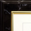 Black Marble Raised Designer Frame